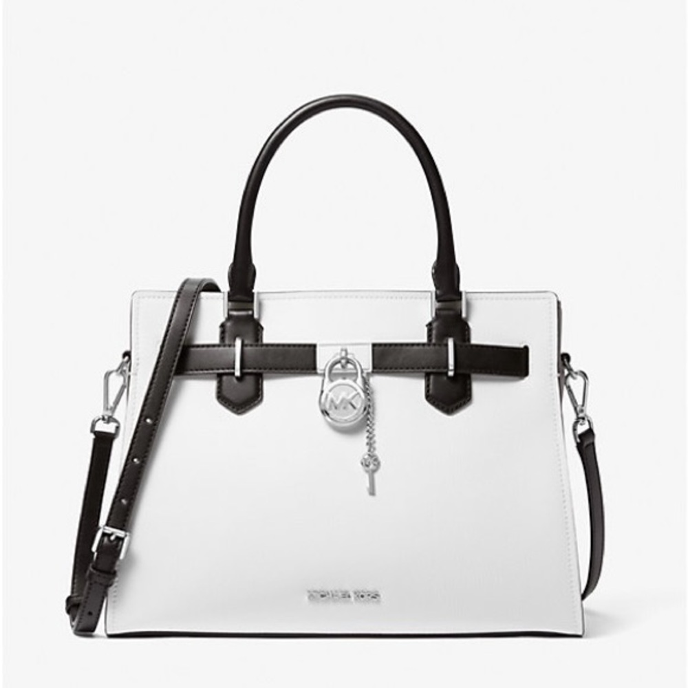 NWT Michael Kors Black and White Satchel
